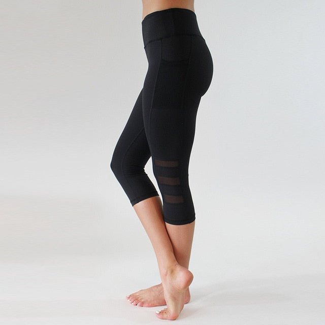 Mesh Patchwork Leggings