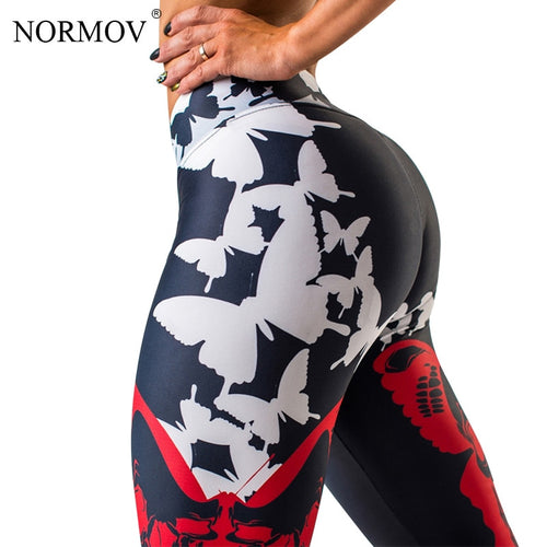 Butterflies Digital Print Leggings