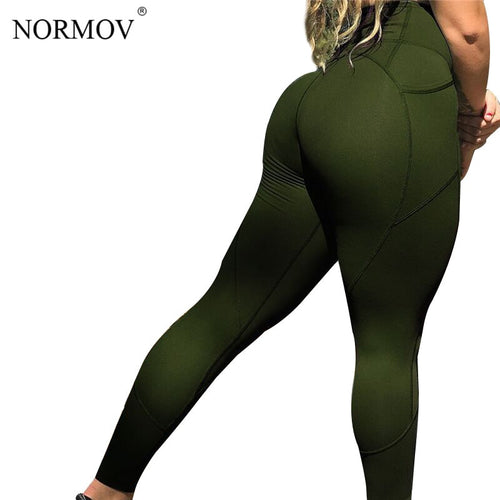 Solid Black High Waist Leggings